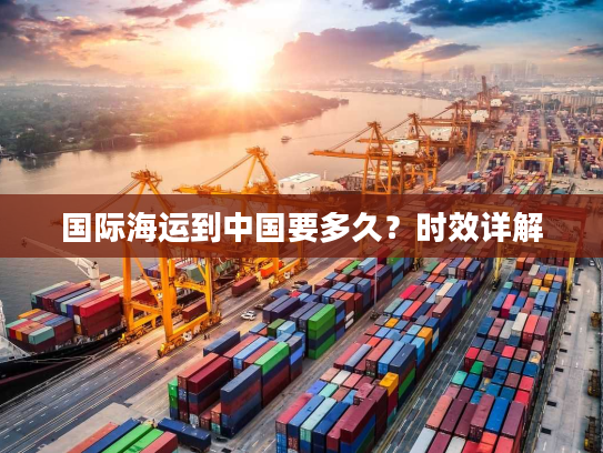 国际海运到中国要多久？时效详解