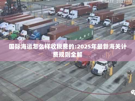 国际海运怎么样收税费的:2025年最新海关计费规则全解 国际海运怎么样收税费的:2025年最新海关计费规则全解