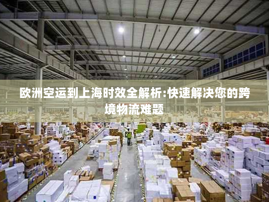 欧洲空运到上海时效全解析:快速解决您的跨境物流难题