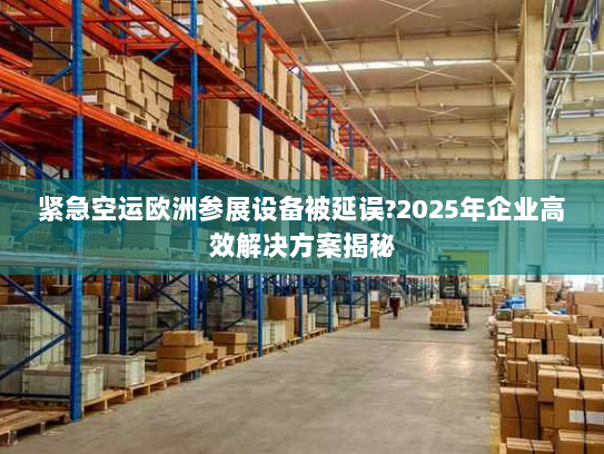 紧急空运欧洲参展设备被延误?2025年企业高效解决方案揭秘