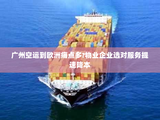 广州空运到欧洲痛点多?物业企业选对服务提速降本 广州空运到欧洲痛点多?物业企业选对服务提速降本
