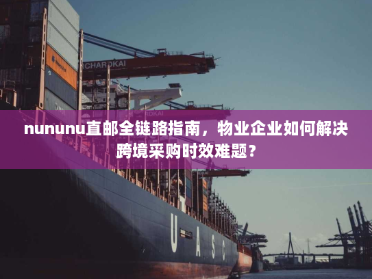 nununu直邮全链路指南，物业企业如何解决跨境采购时效难题？