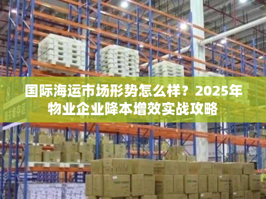 国际海运市场形势怎么样？2025年物业企业降本增效实战攻略