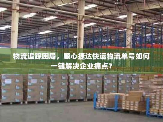 物流追踪困局,顺心捷达快运物流单号如何一键解决企业痛点? 物流追踪困局,顺心捷达快运物流单号如何一键解决企业痛点?