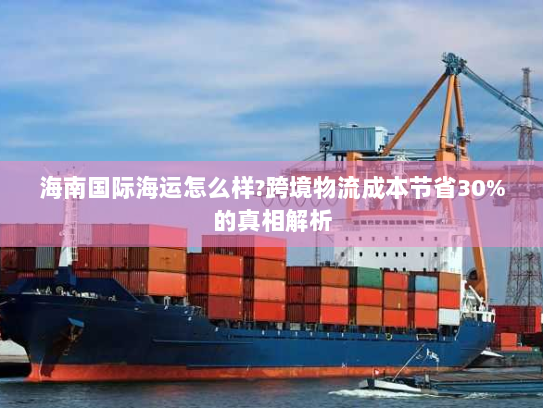 海南国际海运怎么样?跨境物流成本节省30%的真相解析