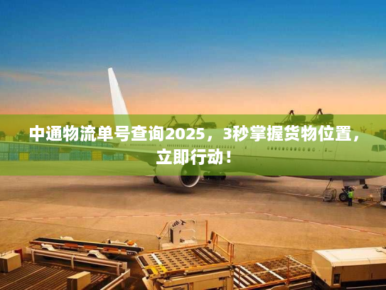中通物流单号查询2025,3秒掌握货物位置,立即行动! 中通物流单号查询2025,3秒掌握货物位置,立即行动!
