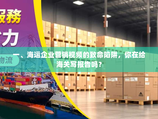 一、海运企业营销视频的致命陷阱，你在给海关写报告吗？