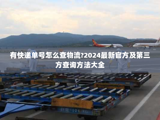 有快递单号怎么查物流?2024最新官方及第三方查询方法大全