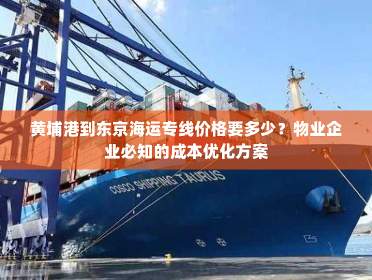 黄埔港到东京海运专线价格要多少?物业企业必知的成本优化方案 黄埔港到东京海运专线价格要多少?物业企业必知的成本优化方案