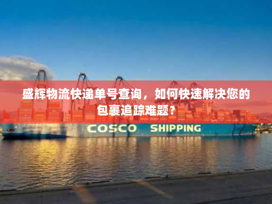 盛辉物流快递单号查询,如何快速解决您的包裹追踪难题? 盛辉物流快递单号查询,如何快速解决您的包裹追踪难题?
