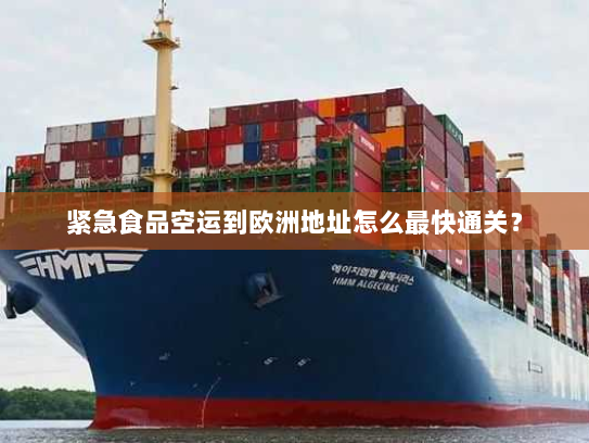 紧急食品空运到欧洲地址怎么最快通关? 紧急食品空运到欧洲地址怎么最快通关?