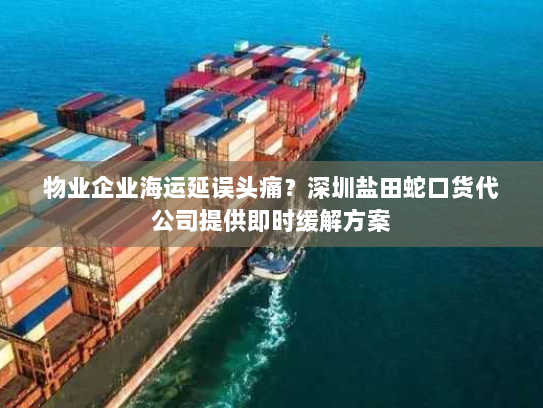 物业企业海运延误头痛?深圳盐田蛇口货代公司提供即时缓解方案 物业企业海运延误头痛?深圳盐田蛇口货代公司提供即时缓解方案