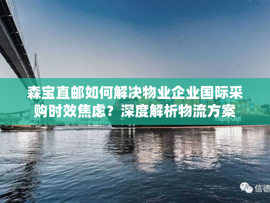 森宝直邮如何解决物业企业国际采购时效焦虑？深度解析物流方案