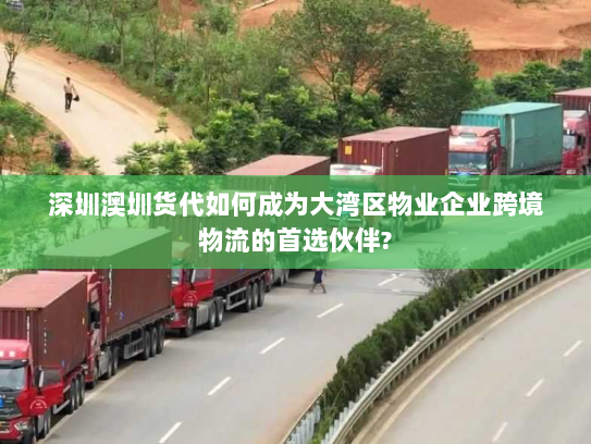 深圳澳圳货代如何成为大湾区物业企业跨境物流的首选伙伴? 深圳澳圳货代如何成为大湾区物业企业跨境物流的首选伙伴?