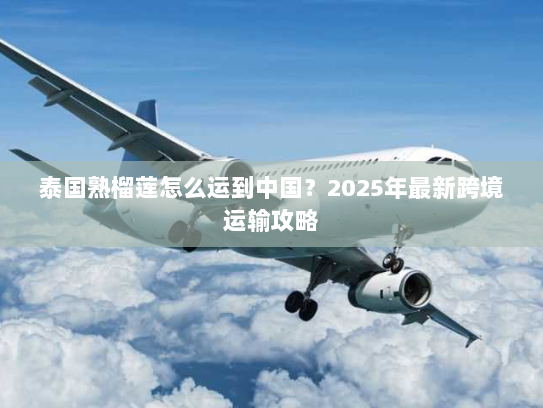 泰国熟榴莲怎么运到中国?2025年最新跨境运输攻略 泰国熟榴莲怎么运到中国?2025年最新跨境运输攻略