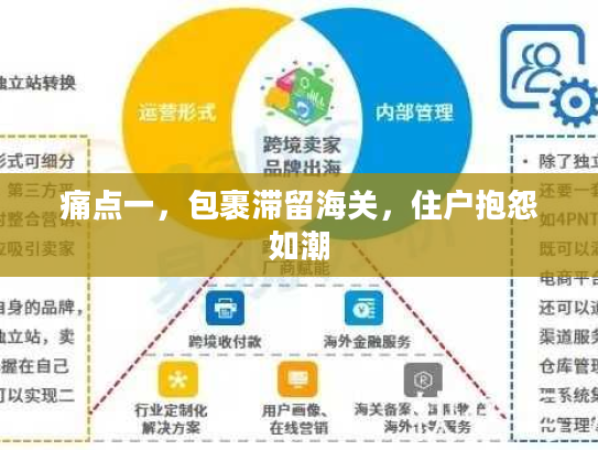 痛点一,包裹滞留海关,住户抱怨如潮 痛点一,包裹滞留海关,住户抱怨如潮