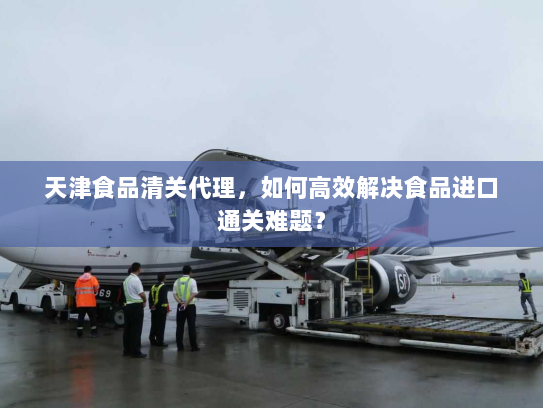 天津食品清关代理，如何高效解决食品进口通关难题？