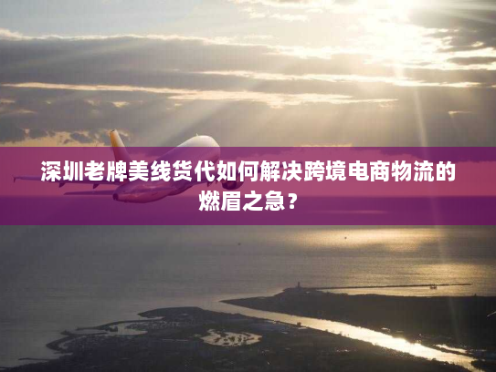 深圳老牌美线货代如何解决跨境电商物流的燃眉之急? 深圳老牌美线货代如何解决跨境电商物流的燃眉之急?