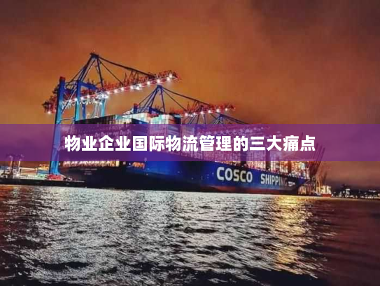 物业企业国际物流管理的三大痛点 物业企业国际物流管理的三大痛点