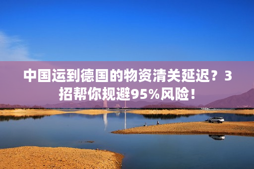 中国运到德国的物资清关延迟？3招帮你规避95%风险！