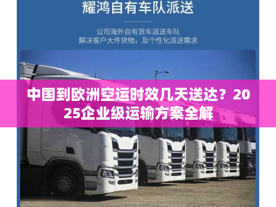 中国到欧洲空运时效几天送达？2025企业级运输方案全解
