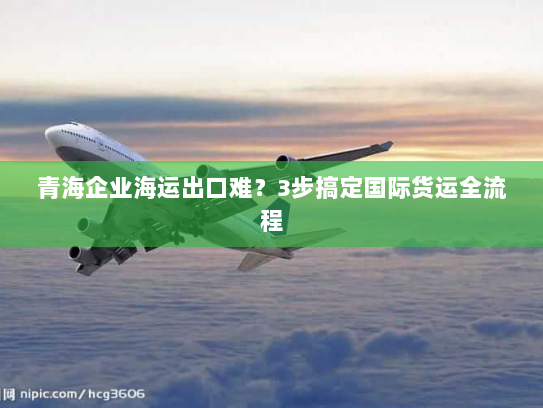 青海企业海运出口难？3步搞定国际货运全流程