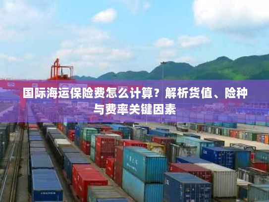国际海运保险费怎么计算？解析货值、险种与费率关键因素