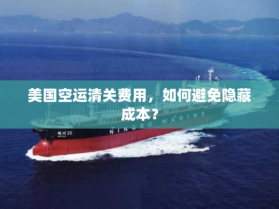 美国空运清关费用，如何避免隐藏成本？