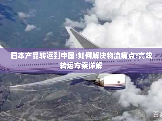 日本产品转运到中国:如何解决物流痛点?高效转运方案详解 日本产品转运到中国:如何解决物流痛点?高效转运方案详解