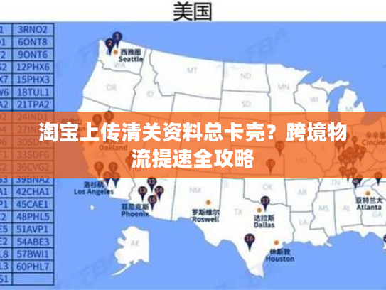 淘宝上传清关资料总卡壳？跨境物流提速全攻略