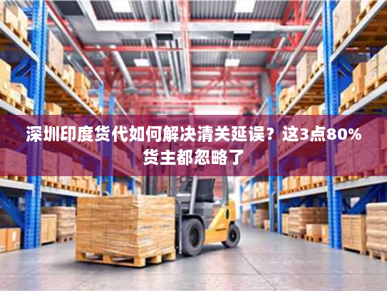 深圳印度货代如何解决清关延误?这3点80%货主都忽略了 深圳印度货代如何解决清关延误?这3点80%货主都忽略了