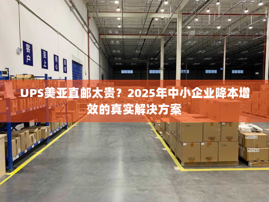 UPS美亚直邮太贵?2025年中小企业降本增效的真实解决方案 UPS美亚直邮太贵?2025年中小企业降本增效的真实解决方案