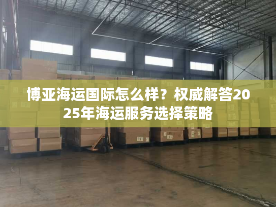 博亚海运国际怎么样？权威解答2025年海运服务选择策略