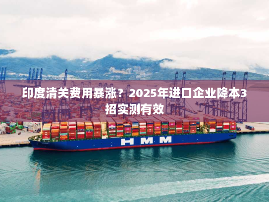 印度清关费用暴涨？2025年进口企业降本3招实测有效