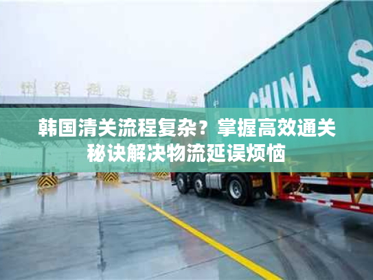 韩国清关流程复杂?掌握高效通关秘诀解决物流延误烦恼 韩国清关流程复杂?掌握高效通关秘诀解决物流延误烦恼