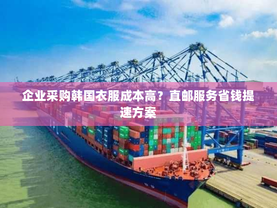 企业采购韩国衣服成本高?直邮服务省钱提速方案 企业采购韩国衣服成本高?直邮服务省钱提速方案