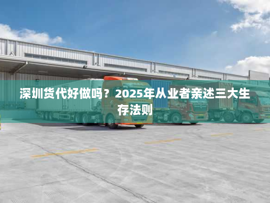 深圳货代好做吗？2025年从业者亲述三大生存法则