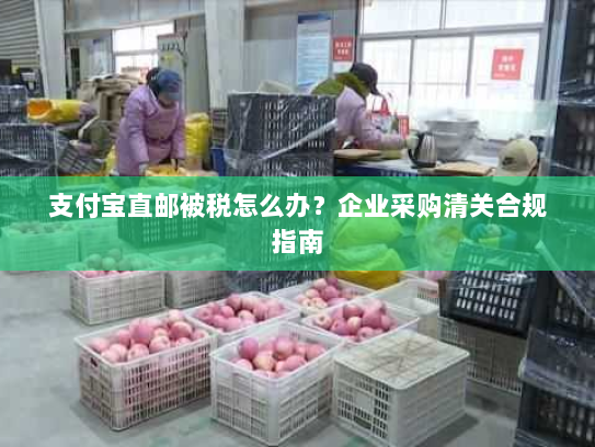 支付宝直邮被税怎么办？企业采购清关合规指南