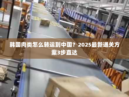 韩国肉类怎么转运到中国?2025最新通关方案3步直达 韩国肉类怎么转运到中国?2025最新通关方案3步直达