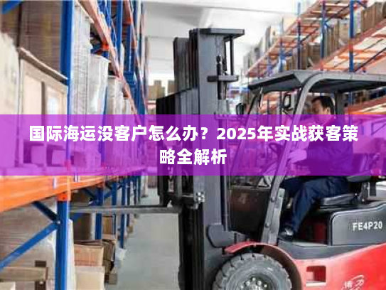 国际海运没客户怎么办?2025年实战获客策略全解析 国际海运没客户怎么办?2025年实战获客策略全解析