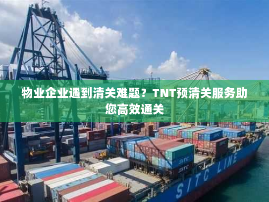 物业企业遇到清关难题？TNT预清关服务助您高效通关