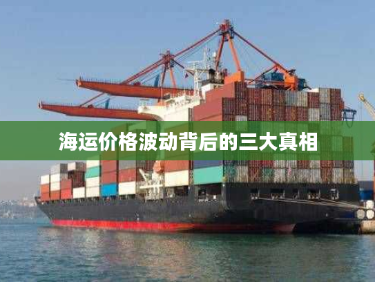 海运价格波动背后的三大真相