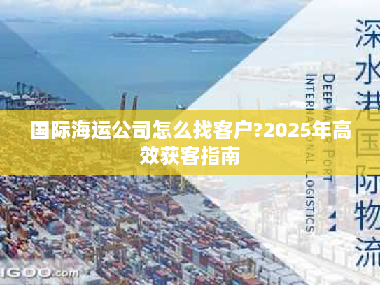 国际海运公司怎么找客户?2025年高效获客指南 国际海运公司怎么找客户?2025年高效获客指南