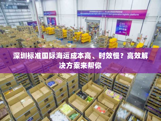 深圳标准国际海运成本高、时效慢?高效解决方案来帮你 深圳标准国际海运成本高、时效慢?高效解决方案来帮你