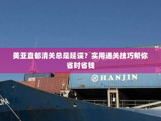 美亚直邮清关总是延误?实用通关技巧帮你省时省钱 美亚直邮清关总是延误?实用通关技巧帮你省时省钱