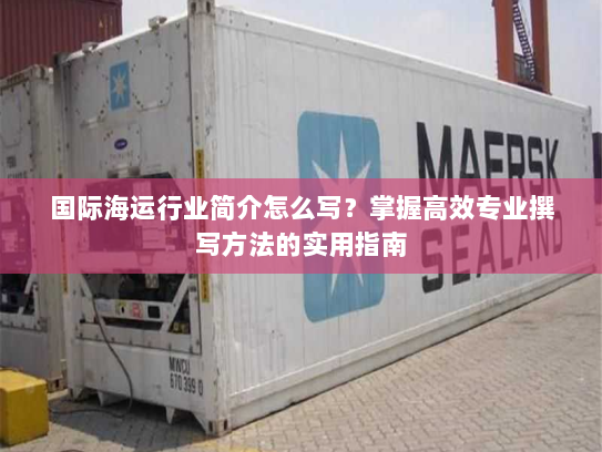 国际海运行业简介怎么写？掌握高效专业撰写方法的实用指南