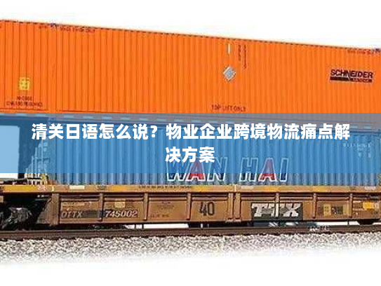 清关日语怎么说?物业企业跨境物流痛点解决方案 清关日语怎么说?物业企业跨境物流痛点解决方案