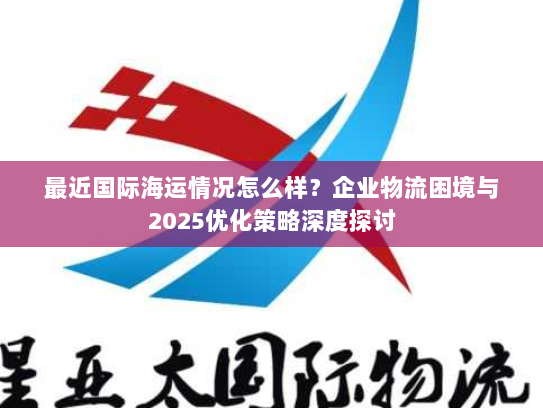 最近国际海运情况怎么样？企业物流困境与2025优化策略深度探讨