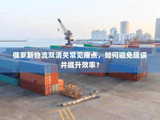 俄罗斯物流双清关常见痛点，如何避免延误并提升效率？
