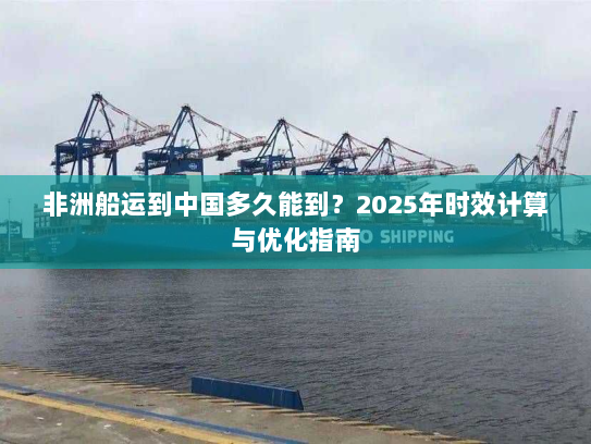 非洲船运到中国多久能到？2025年时效计算与优化指南